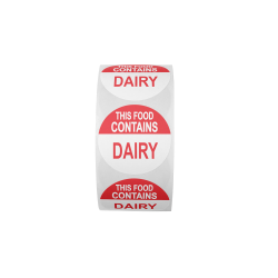 Round Paper Food Industry Labels