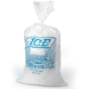 9" x 3" x 21" x 1.2 mil 10 lbs. LDPE Imprinted "ICE" Bags