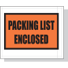 4.5" x 5.5" Packing List Enclosed Panel Face