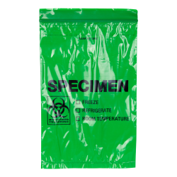 6" x 9" x 2 mil Green Opaque Specimen Bags