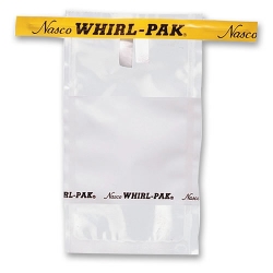 2.5" x 5" x 2.25 mil 1 oz. Whirl-Pak Sampling Bags with Write-On Blocks