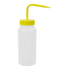 500mL Scienceware® Wide Mouth Wash Bottle with Yellow Dispensing Nozzle