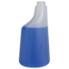 22 oz. HDPE Oval Spray Bottle with 28/400 Neck (Sprayer or Cap Sold Separately)