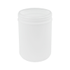 70 oz. White Snap Top Towel Wipe Canister with 120mm Neck (Cap Sold Separately)
