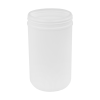 85 oz. White Snap Top Towel Wipe Canister with 120mm Neck (Cap Sold Separately)