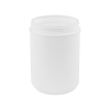 70 oz. White Threaded Towel Wipe Canister with 120mm Neck (Cap Sold Separately)
