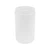 85 oz. White Threaded Towel Wipe Canister with 120mm Neck (Cap Sold Separately)