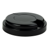 120mm Snap Top Cap for Towel Wipe Canister- Black