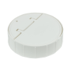 120mm Threaded Cap with Spring for Towel Wipe Canister- White