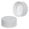 22/400 White Ribbed Polypropylene Cap with F217 Liner