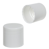 28/415 White Ribbed Polypropylene Cap with F217 Liner