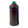 32 oz. Amber Hydrocarbon Barrier Bottle with 28mm Cap with F217 & PTFE Liner