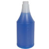 24 oz. HDPE Round Spray Bottle with 28/400 Neck (Sprayer or Cap Sold Separately)