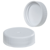 33/400 White Polypropylene Ribbed Cap with F217 Liner
