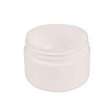 8 oz. White Frosted Polypropylene Double-Wall Round Jar with 89mm Neck (Cap Sold Separately)