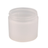 10 oz. White Frosted Polypropylene Double-Wall Round Jar with 89mm Neck (Cap Sold Separately)