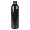 6 oz. Black PET Cosmo Round Bottle with 24/410 Neck (Cap Sold Separately)