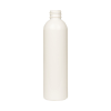 8 oz. White PET Cosmo Round Bottle with 24/410 Neck (Cap Sold Separately)