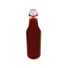 5 oz. Glass Woozy Bottles with 24/414 Neck - Case of 12 (Cap Sold Separately)
