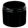 8 oz. Black PET Straight-Sided Round Jar with 70/400 Neck (Cap Sold Separately)