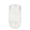 16 oz. Glass Mayo Round Jar with 70G-450 Neck - Case of 12 (Cap Sold Separately)