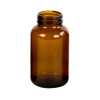 250mL Amber Glass Wide Mouth Packer Bottle with 45/400 Neck  (Cap Sold Separately)
