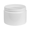 12 oz. White PET Straight-Sided Round Jar with 89/400 Neck (Cap Sold Separately)