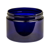 12 oz. Cobalt Blue PET Straight-Sided Round Jar with 89/400 Neck (Cap Sold Separately)