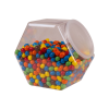 129 oz. PVC Hexagon Jar with 110mm Snap-on Neck  (Lid Sold Separately)