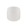 2 oz. Natural Polypropylene Dome Double-Wall Round Jar with 58mm Neck (Cap Sold Separately)