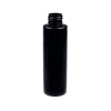 4 oz. Black PET Cylinder Bottle with 24/410 Neck  (Cap Sold Separately)