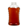 24 oz. (Honey Weight) PET Ribbed Hourglass Bottle with 38/400 Neck (Cap Sold Separately)