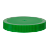 89/400 Green Polyethylene Unlined Ribbed Cap