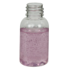 1 oz. Clear PET Squat Boston Round Bottle with 20/410 Neck (Caps Sold Separately)