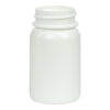 50cc/1.7 oz. White HDPE Pharma Packer Bottle with 33/400 Neck (Cap Sold Separately)