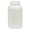 500cc/16.9 oz. White HDPE Pharma Packer Bottle with 53/400 Neck (Cap Sold Separately)
