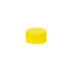 24/414 Yellow Polypropylene Unlined Ribbed Cap
