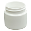 1 oz. White PET Straight-Sided Round Jar with 38/400 Neck (Cap Sold Separately)
