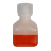 1 oz./30mL Nalgene™ Narrow Mouth Polyethylene Square Bottle with 20mm Cap