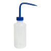 250mL Scienceware® Narrow Mouth Wash Bottle with Blue Dispensing Nozzle