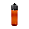 120mL Transparent Amber PET Unicorn Bottle with Black CRC/TE Cap