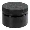 6 oz. Black PET Low Profile Jar with Black CRC Cap