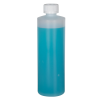 12 oz. Natural HDPE Cylindrical Sample Bottle with 24/400 CRC Cap