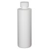 8 oz. White HDPE Cylindrical Sample Bottle with 24/400 CRC Cap