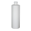 32 oz. White HDPE Cylindrical Sample Bottle with 28/400 CRC Cap