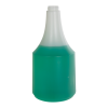 40 oz. HDPE Delta Round Spray Bottle with 28/400 Neck (Sprayer Sold Separately)