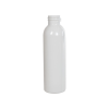 4 oz. White PET Cosmo Round Bottle with 24/410 Neck (Cap Sold Separately)