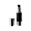 15mL Black/Silver Aluminum Airless Treatment Bottle with Pump & Cap