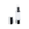 30mL Clear/Silver Aluminum Airless Treatment Bottle with Pump & Cap