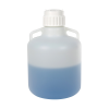 2-1/2 Gallon/10 Liter Nalgene™ Natural Level 5 Fluorinated HDPE Graduated Carboy with 83B Cap